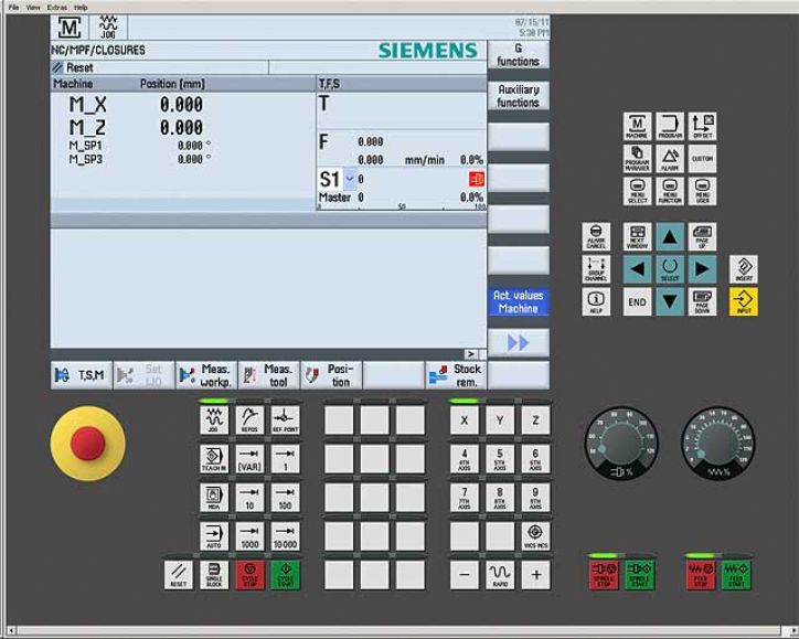 Machine States Siemens Support Inventcom